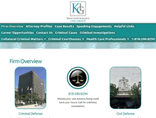 Tablet Screenshot of criminaldefensefirmlosangeles.com